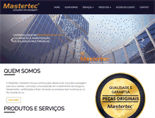 Tablet Screenshot of mastertecrs.com.br